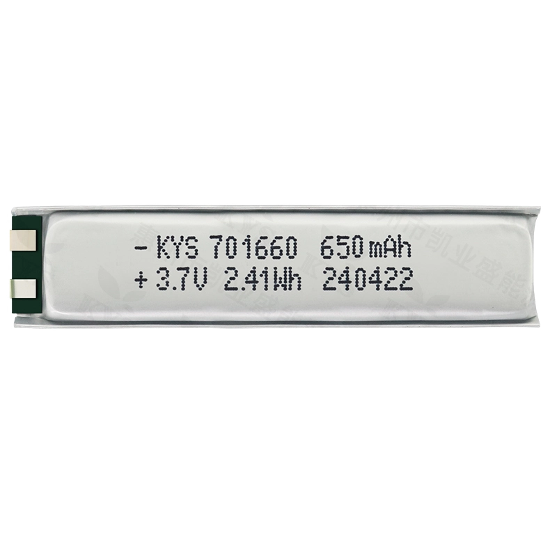 Bateria de polímero de lítio de 3,7V 600mAh
