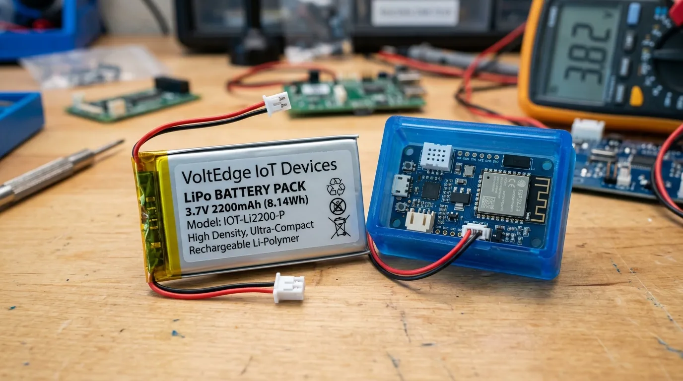 Bateria LiPo para Dispositivos IoT