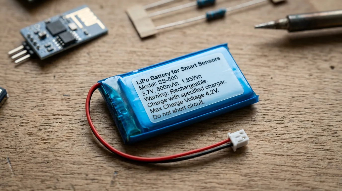 Bateria LiPo para Sensores Inteligentes