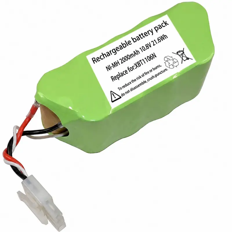 Bateria de substituição do aspirador Shark com células NiMH de 10,8V 2000mAh