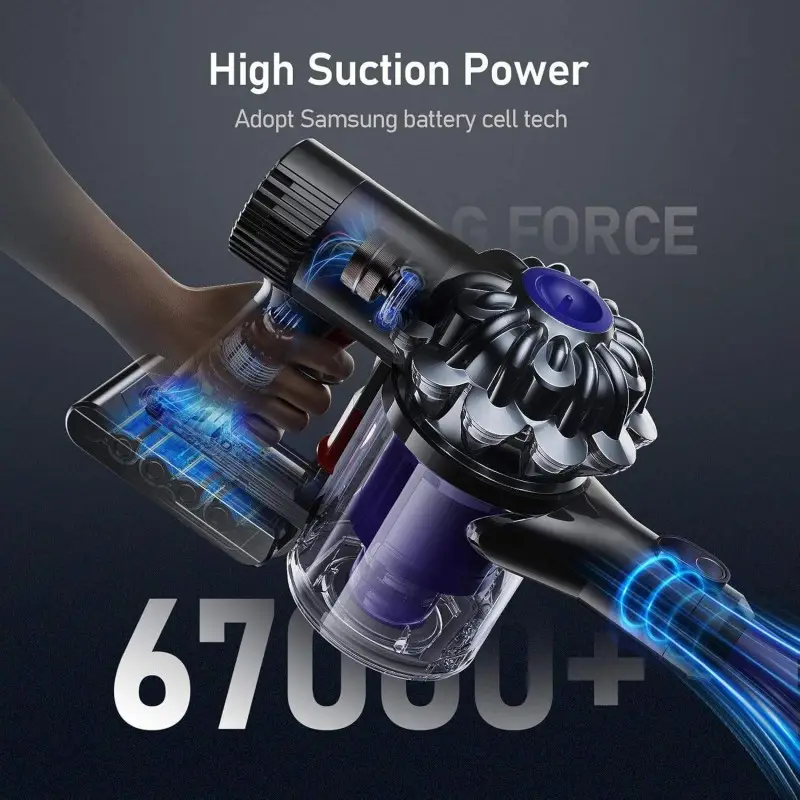 Pacote de bateria de íon-lítio de reposição do aspirador sem fio Dyson V6 de 21,6V
