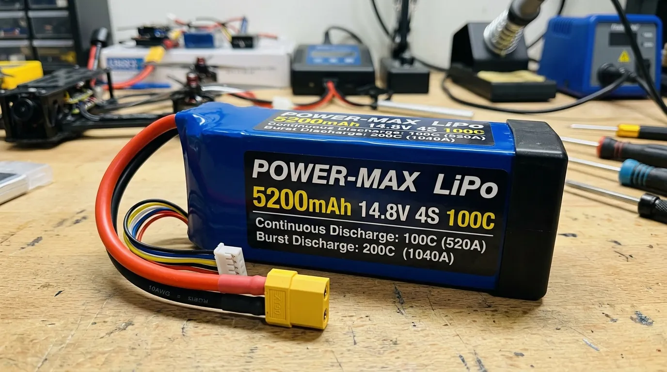 Bateria LiPo de alta descarga