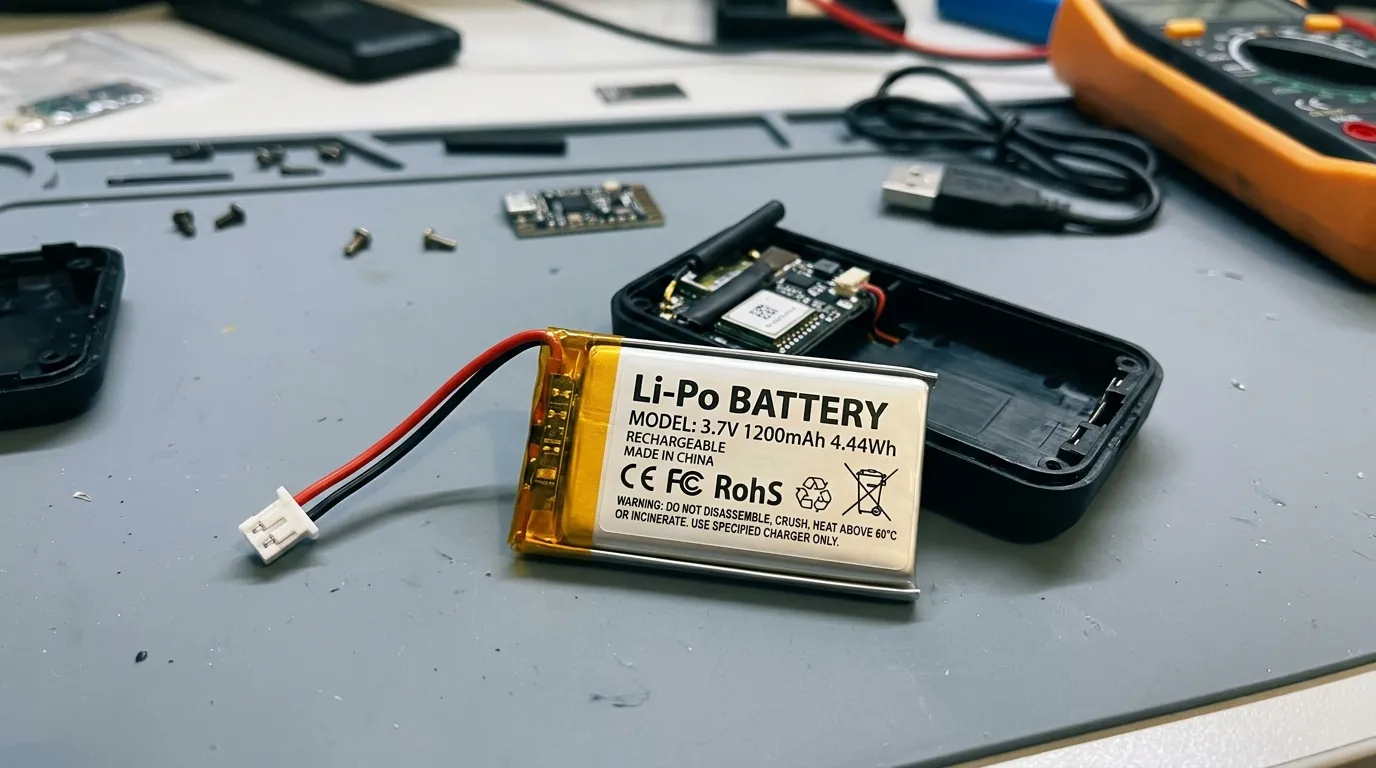 Bateria LiPo para Dispositivos de Rastreamento