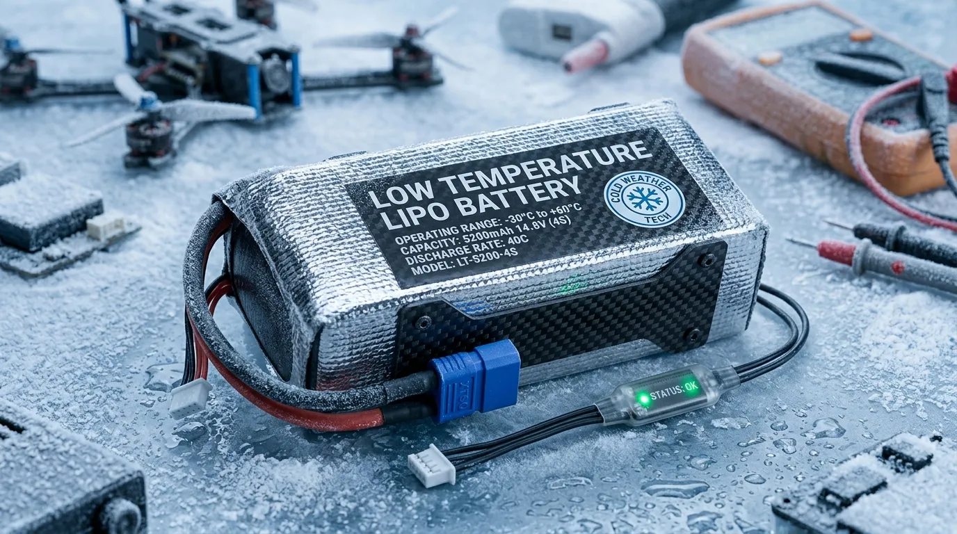 Bateria LiPo de Baixa Temperatura
