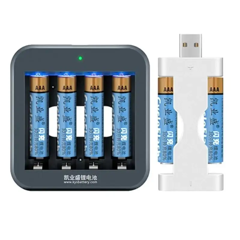 Bateria AAA Recarregável por USB
