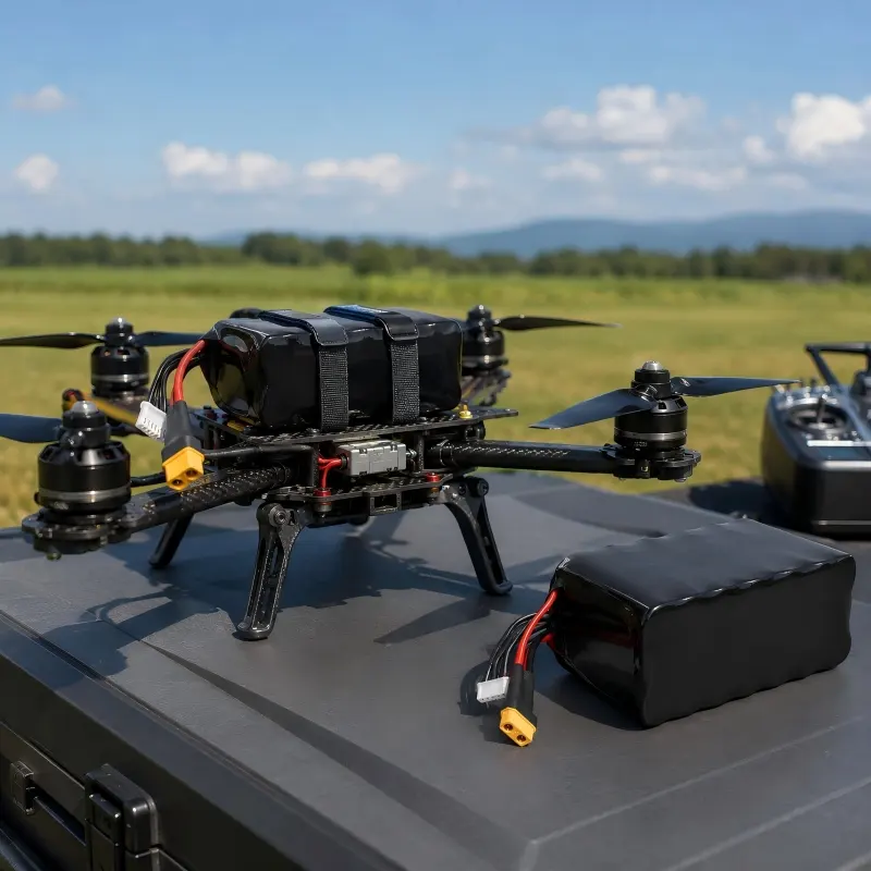 Bateria de UAV de íon-lítio de 15000mAh projetada para tempo de voo estendido