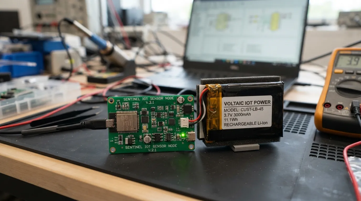 Bateria Personalizada para Hardware IoT
