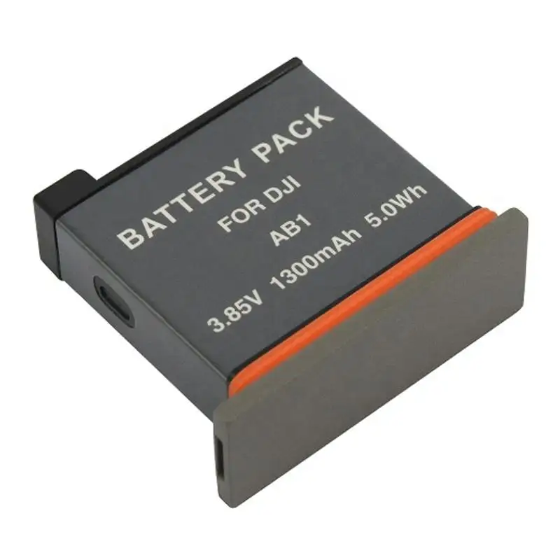 Bateria de substituição original AB1 3.85V 1300mAh 5Wh para câmera DJI Osmo Action.
