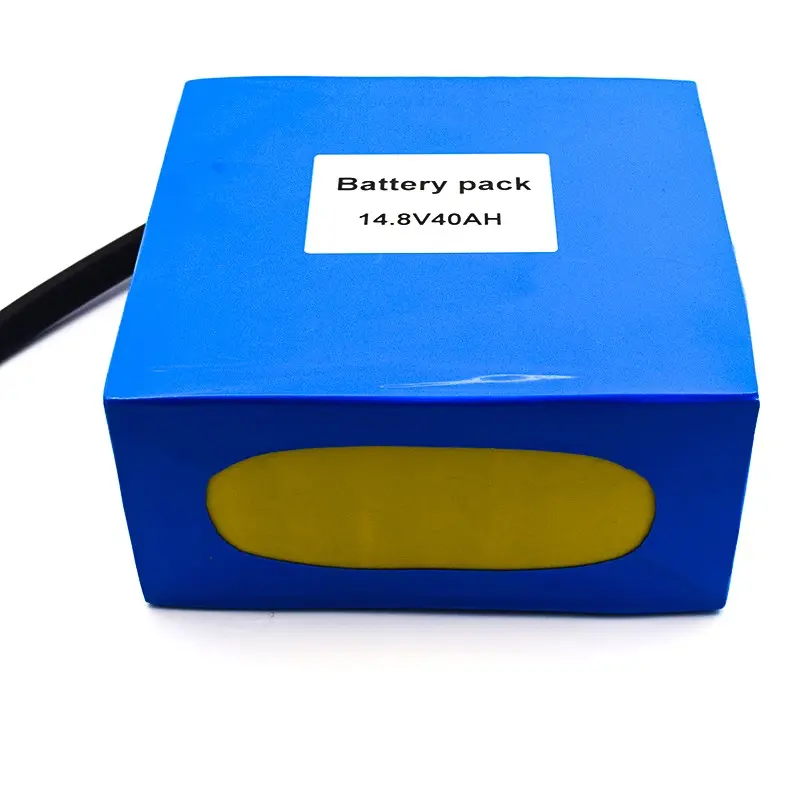 Pacote de baterias de íon-lítio 14,8V 40Ah para sistema de energia solar