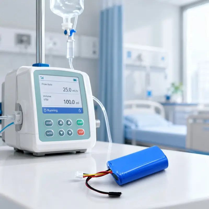 Bateria de reposição de longa duração para monitoramento de pacientes e equipamentos clínicos